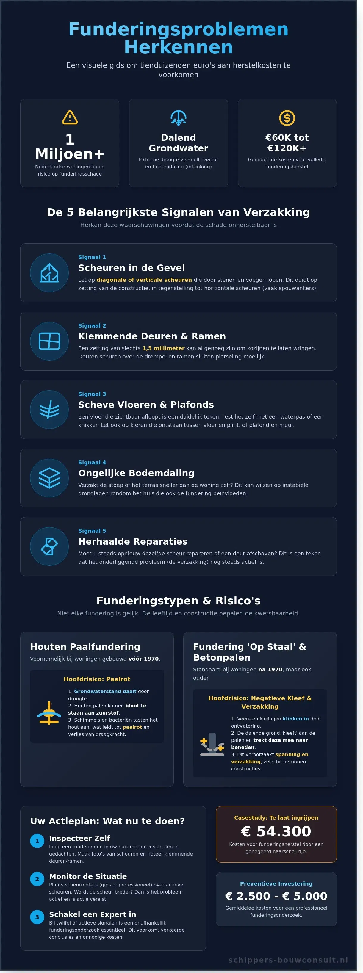 Funderingsproblemen Herkennen: De Complete Gids voor Huiseigenaren (2026)
