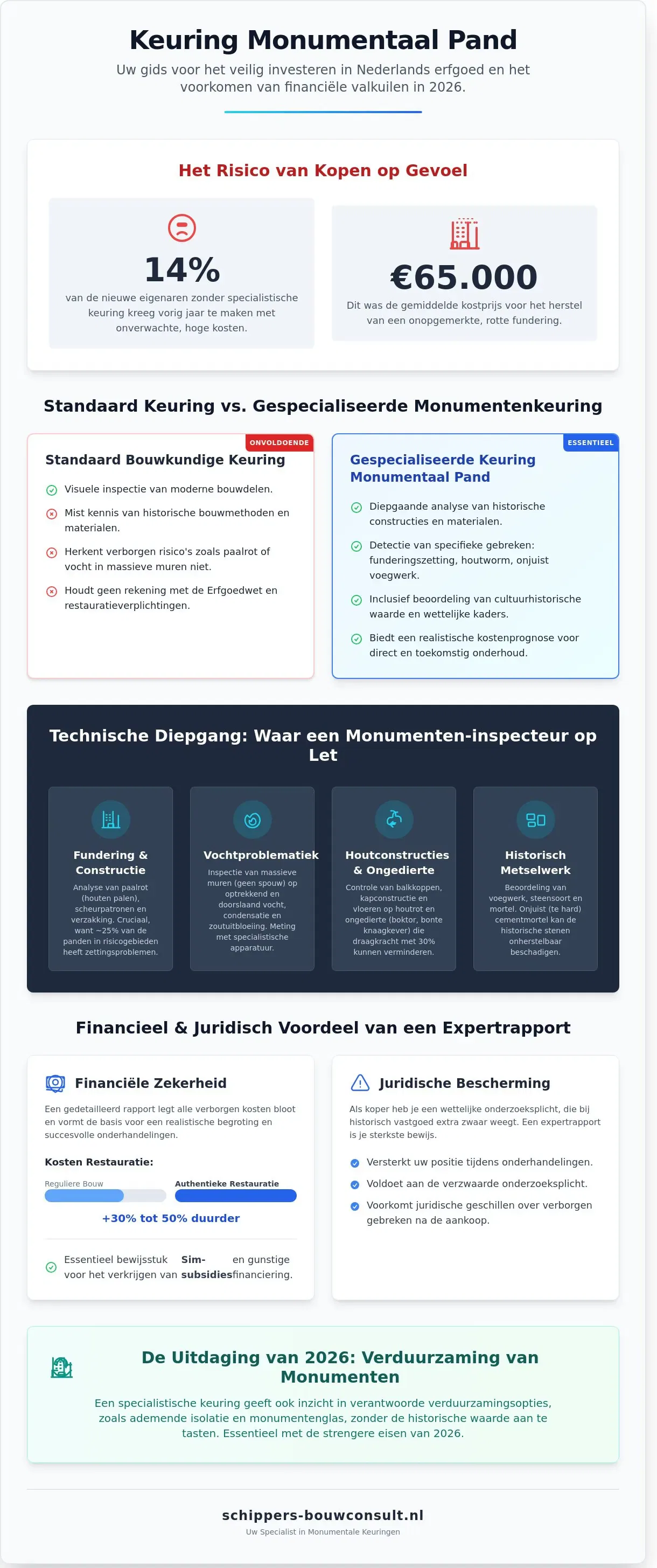 Keuring Monumentaal Pand: Alles over de Bouwkundige Inspectie in 2026