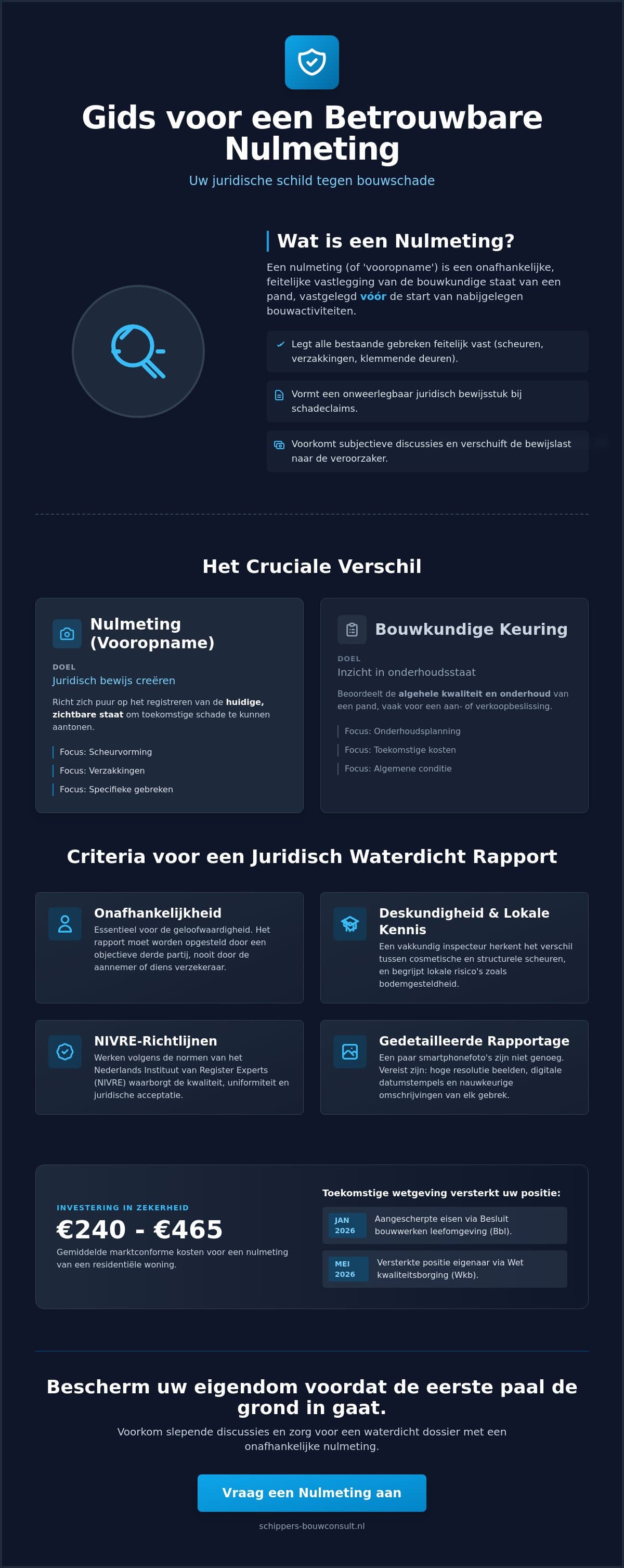 Hoe kan ik een betrouwbare nulmeting laten uitvoeren voor mijn bouwproject?