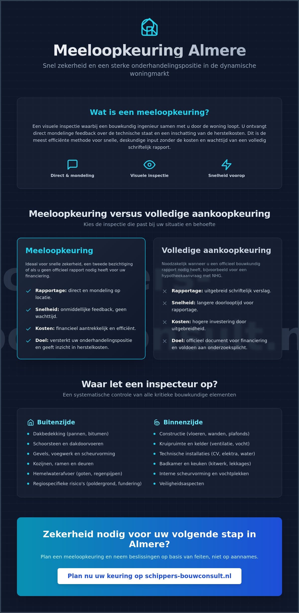 Snel en deskundig inzicht met een meeloopkeuring in Almere