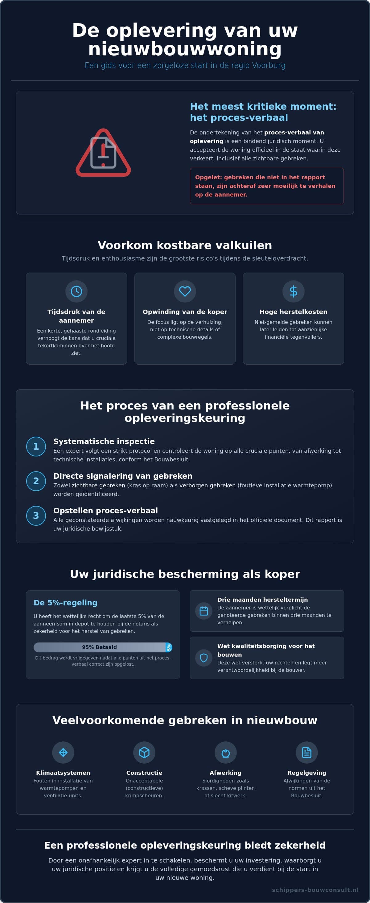 Opleveringskeuring Voorburg: Zekerheid bij uw nieuwe woning