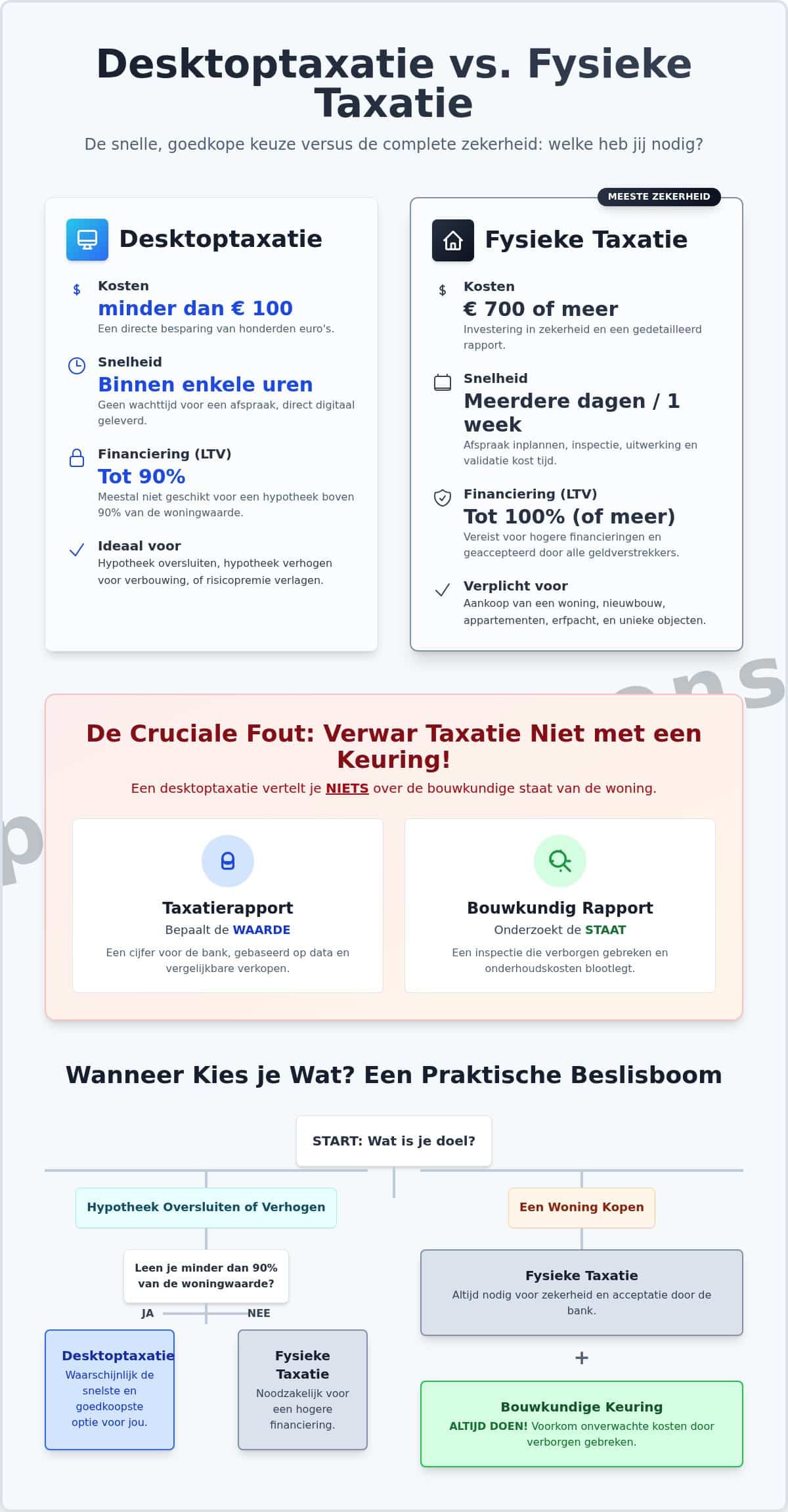Desktoptaxatie: Snel & Goedkoop, maar is het Voldoende voor je Huis?